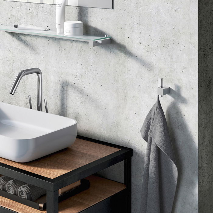 Zack Carvo Gancho para Toalla Acabado Mate Pulido [L.2,3 cm; Prof.4,5 cm; H.6,5 cm]